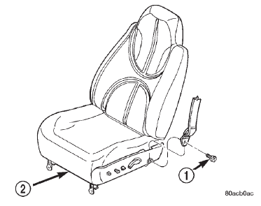 Fig. 88 Front Seat Belt Anchor