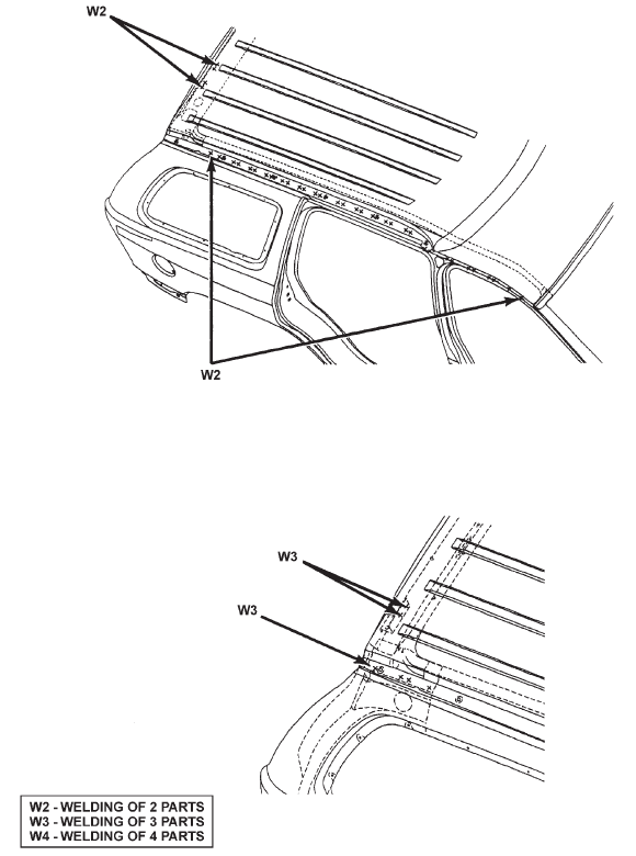 ROOF PANEL AND ROOF BOWS