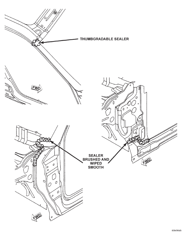 A-PILLAR AND FRONT BODY AREA