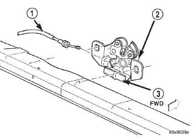 Fig. 7 Hood Release Cable