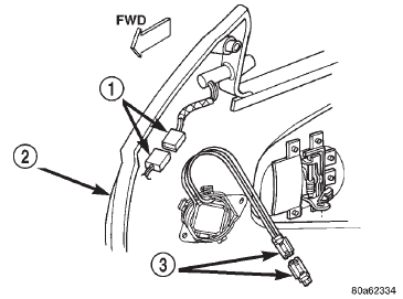 Fig. 27 Speaker And Power Mirror Connector