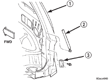 Fig. 69 Liftgate Support Cylinder