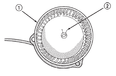 Fig. 16 Blower Motor Wheel Remove/Install