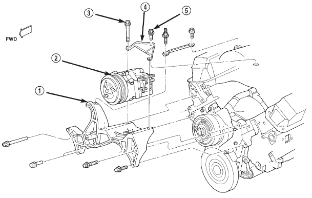 Fig. 25 Compressor Remove/Install - Typical