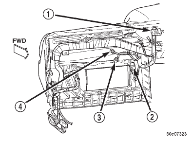 Fig. 1 Blower Motor Relay (VRR) Location