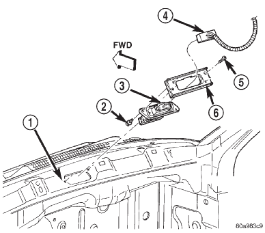 Fig. 2 Blower Motor Resistor - Factory Installation