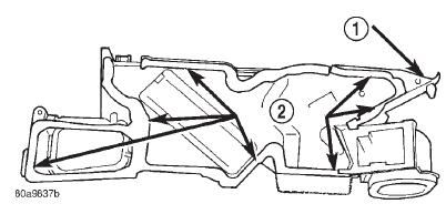 Fig. 67 Heater-A/C Housing Cover Sealant