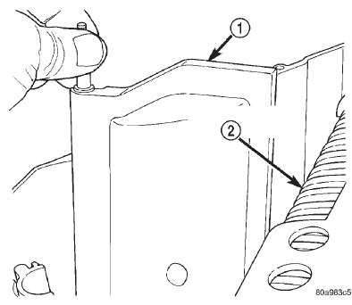 Fig. 68 Blend-Air Door Remove/Install