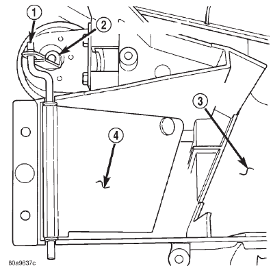 Fig. 69 Floor-Defrost Door Remove/Install