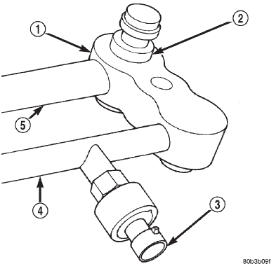 Fig. 73 High Pressure Cut-Off Switch Remove/Install