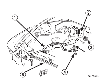 Fig. 84 Suction and Discharge Line Remove/Install