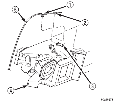 Fig. 85 Temperature Control Cable Remove/Install