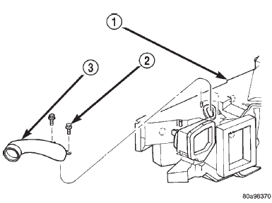 Fig. 45 Demister Duct Adapter Remove/Install