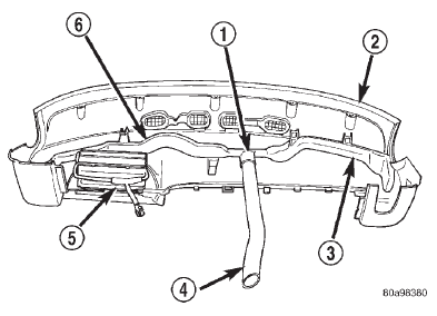 Fig. 46 Demister Ducts Remove/Install