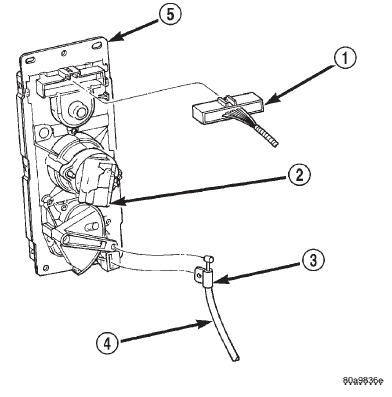 Fig. 60 Heater-A/C Control Connections