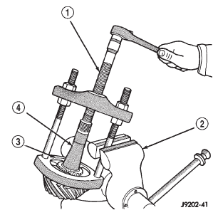 Fig. 24 Rear Bearing Removal