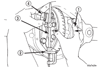 Fig. 47 Hold Differential Case and Zero Dial Indicator