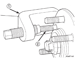 Fig. 15 Wheel Stud Removal