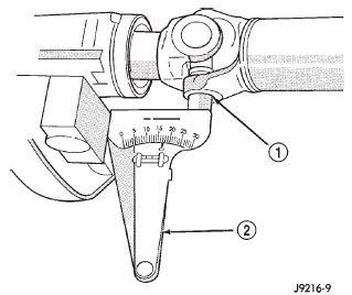 Fig. 12 Propeller Shaft Angle Measurement (C)