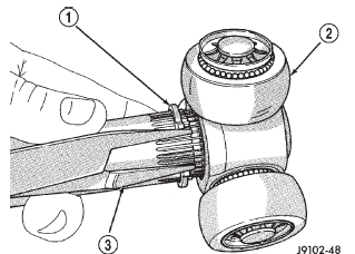 Fig. 9 Snap Retaining Ring Removal