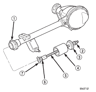Fig. 13 Axle Shaft Bearing Removal Tool