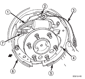 Fig. 33 Brake Shoe Installation