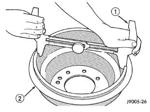 Fig. 57 Adjusting Gauge On Drum