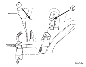 Fig. 2 Rear Wheel Speed Sensor Location