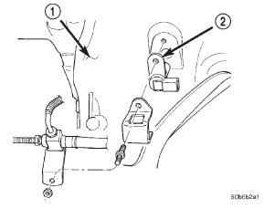 Fig. 9 Rear Speed Sensor Mounting