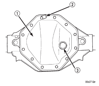 Fig. 4 Differential Cover 9 1/4 Inch Axle