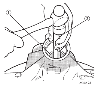 Fig. 30 Rear Bearing Cup Removal
