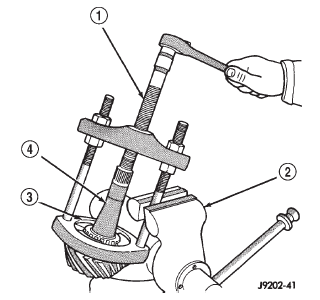 Fig. 32 Rear Bearing Removal