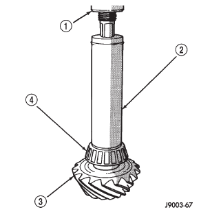 Fig. 36 Shaft Rear Bearing Installation