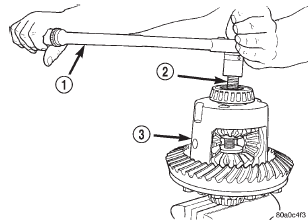 Fig. 49 Tighten Belleville Spring Compressor Tool