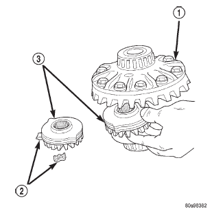 Fig. 65 Side Gear & Clutch Disc Removal