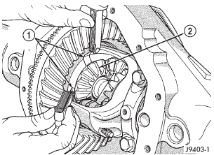 Fig. 82 Side Gear Clearance Measurement