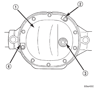 Fig. 2 Differential Cover 8 1/4 Inch Axle