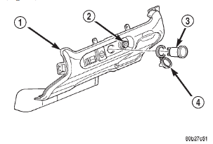 Fig. 15 Instrument Panel Cigar Lighter and Power Outlet