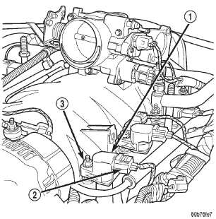 Fig. 3 Ignition Coil Location-4.7L Engine