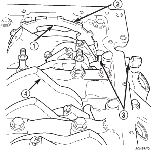 Fig. 6 CKP Sensor Operation and Tonewheel-4.7L V-8 Engine