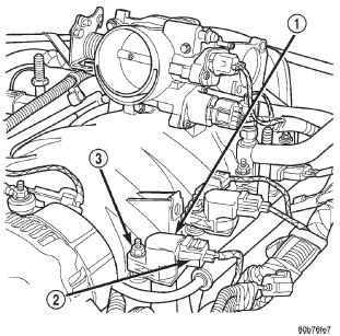 Fig. 26 Ignition Coil Location-4.7L V-8 Engine