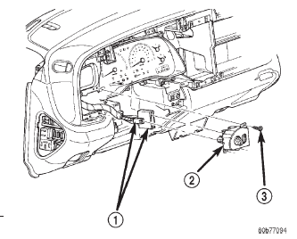 Fig. 2 Headlamp Switch Remove/Install