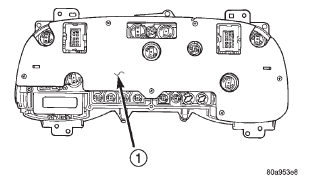 Fig. 6 Cluster Housing Rear Cover Remove/Install