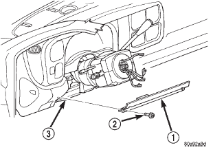 Fig. 11 Instrument Panel Lower Reinforcement Remove/Install