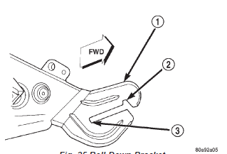 Fig. 25 Roll-Down Bracket