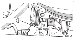 Fig. 4 Cable Connection at Throttle Body