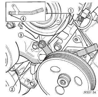 Fig. 31 Coolant Return Tube-5.2L/5.9L Engines- Typical