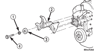 Fig. 44 Generator Support Bracket-5.2L/5.9L Engine