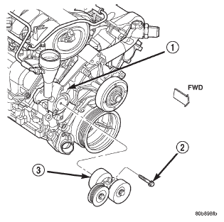 Fig. 62 Automatic Belt Tensioner-4.7L Engine
