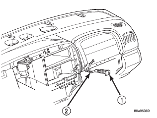 Fig. 17 Glove Box Lamp and Switch Remove/Install